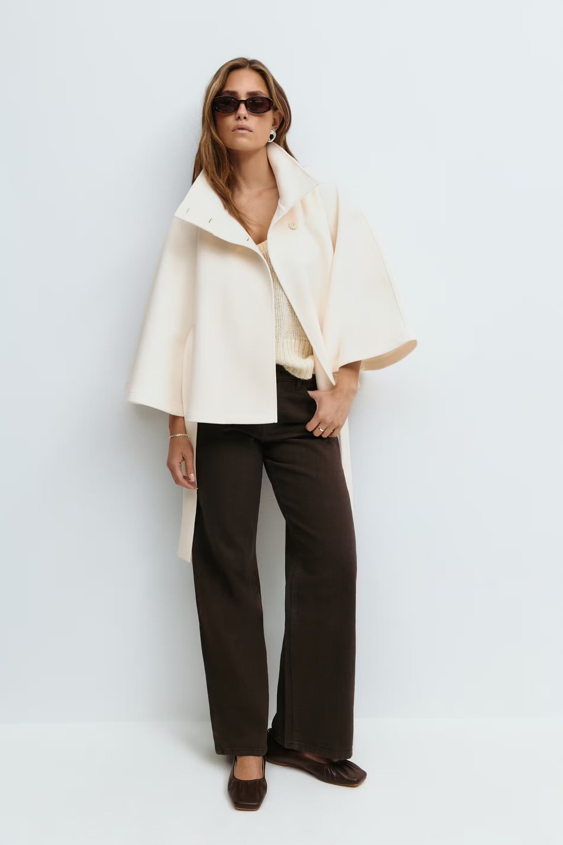 Ginny Belt Cape Jacket