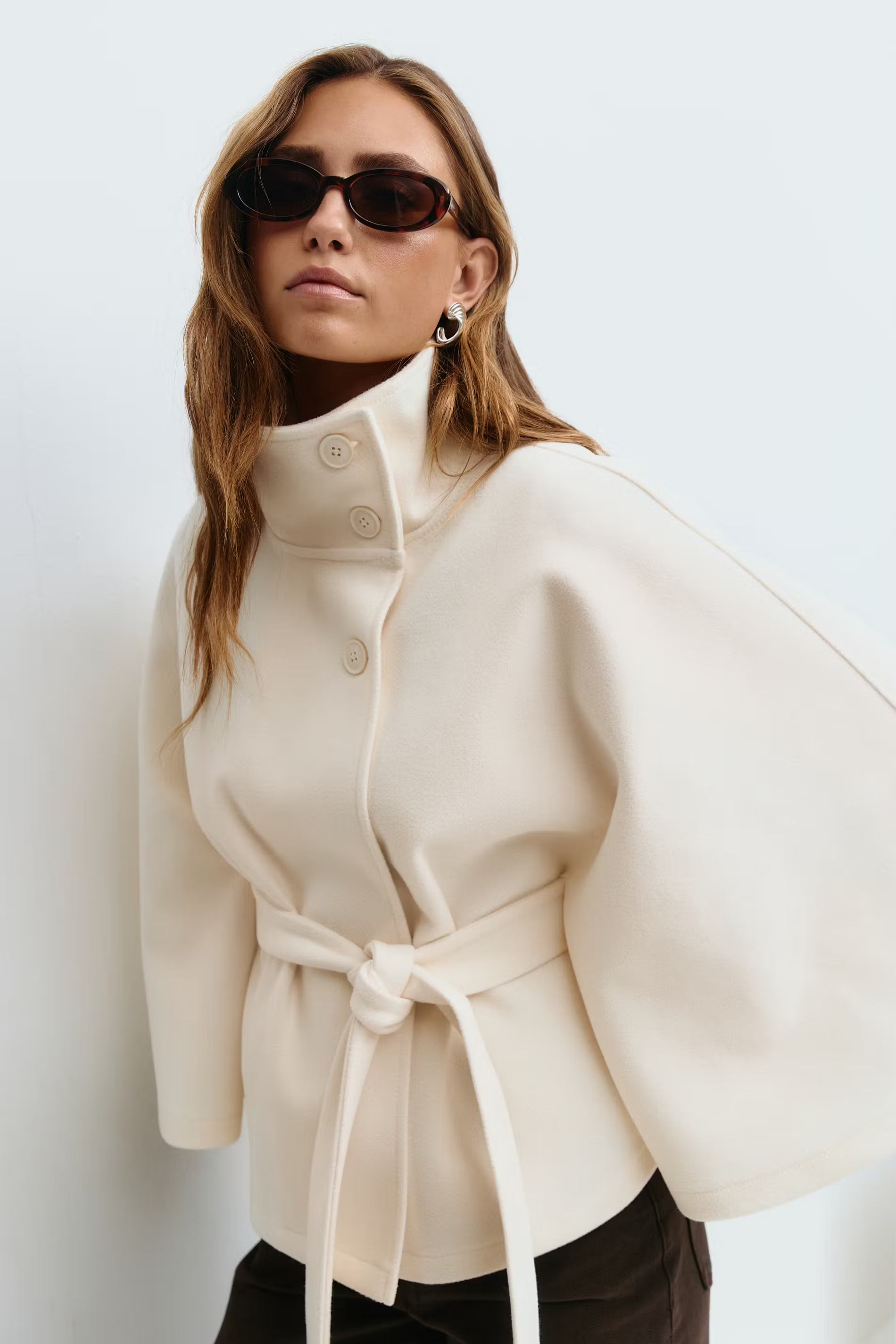 Ginny Belt Cape Jacket