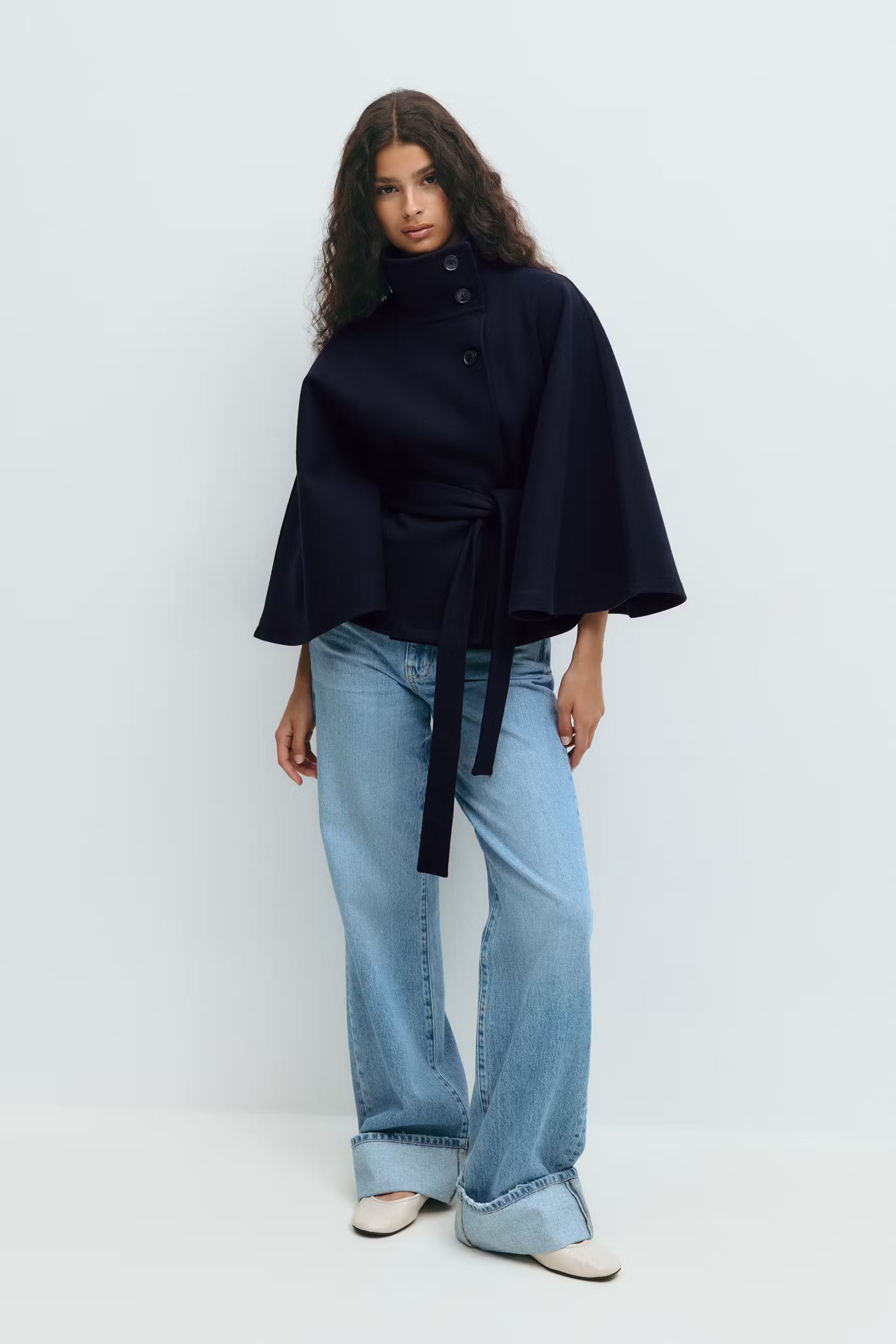 Ginny Belt Cape Jacket