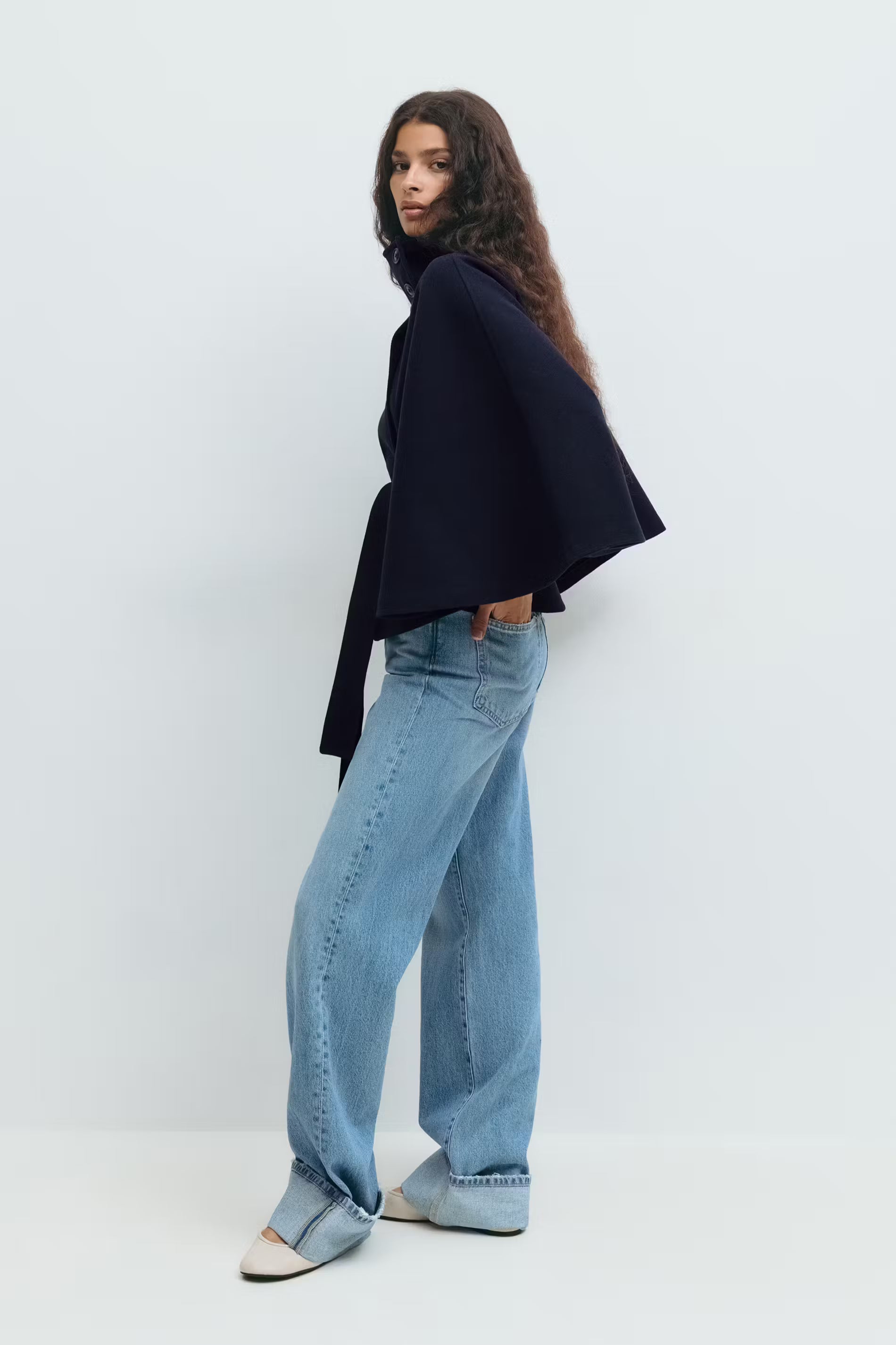 Ginny Belt Cape Jacket