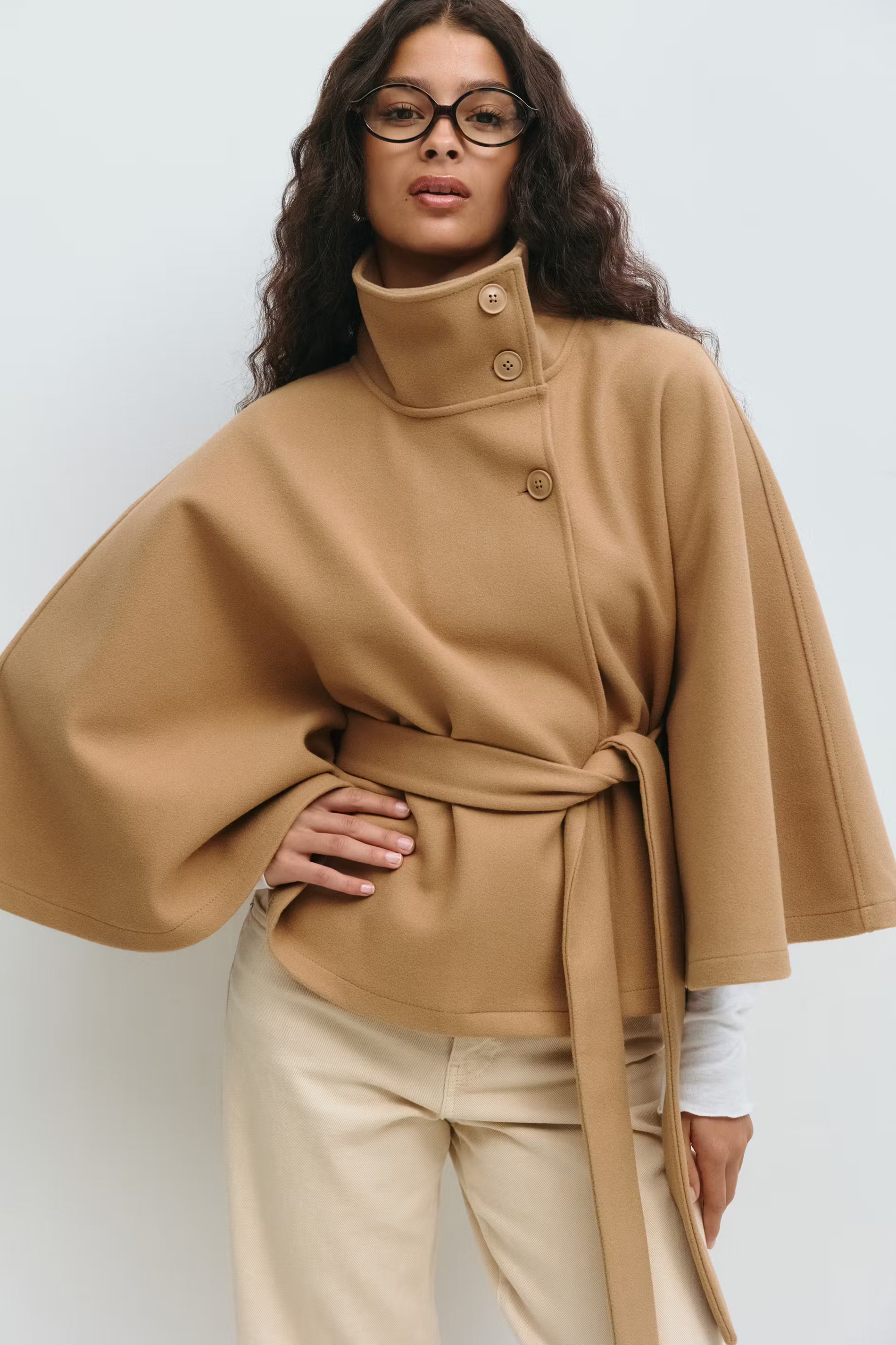 Ginny Belt Cape Jacket
