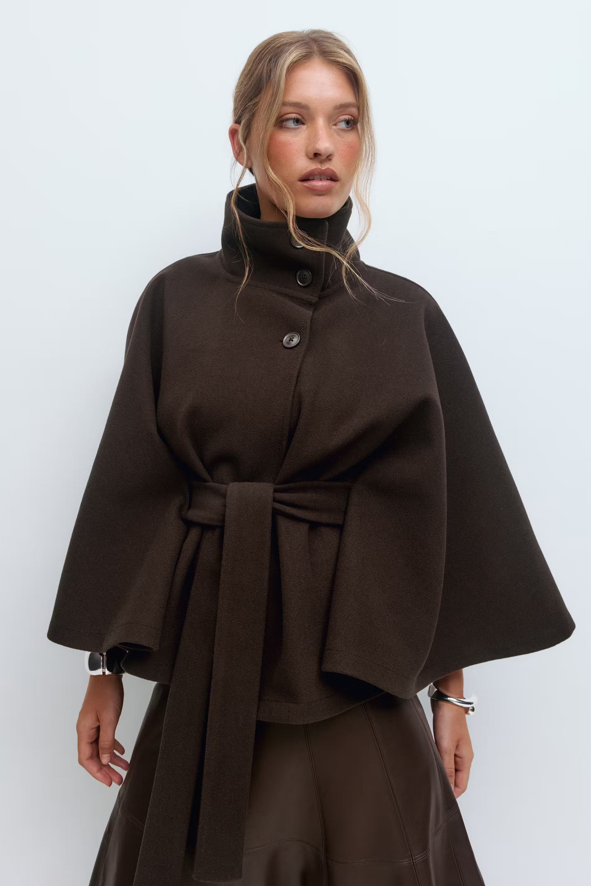 Ginny Belt Cape Jacket