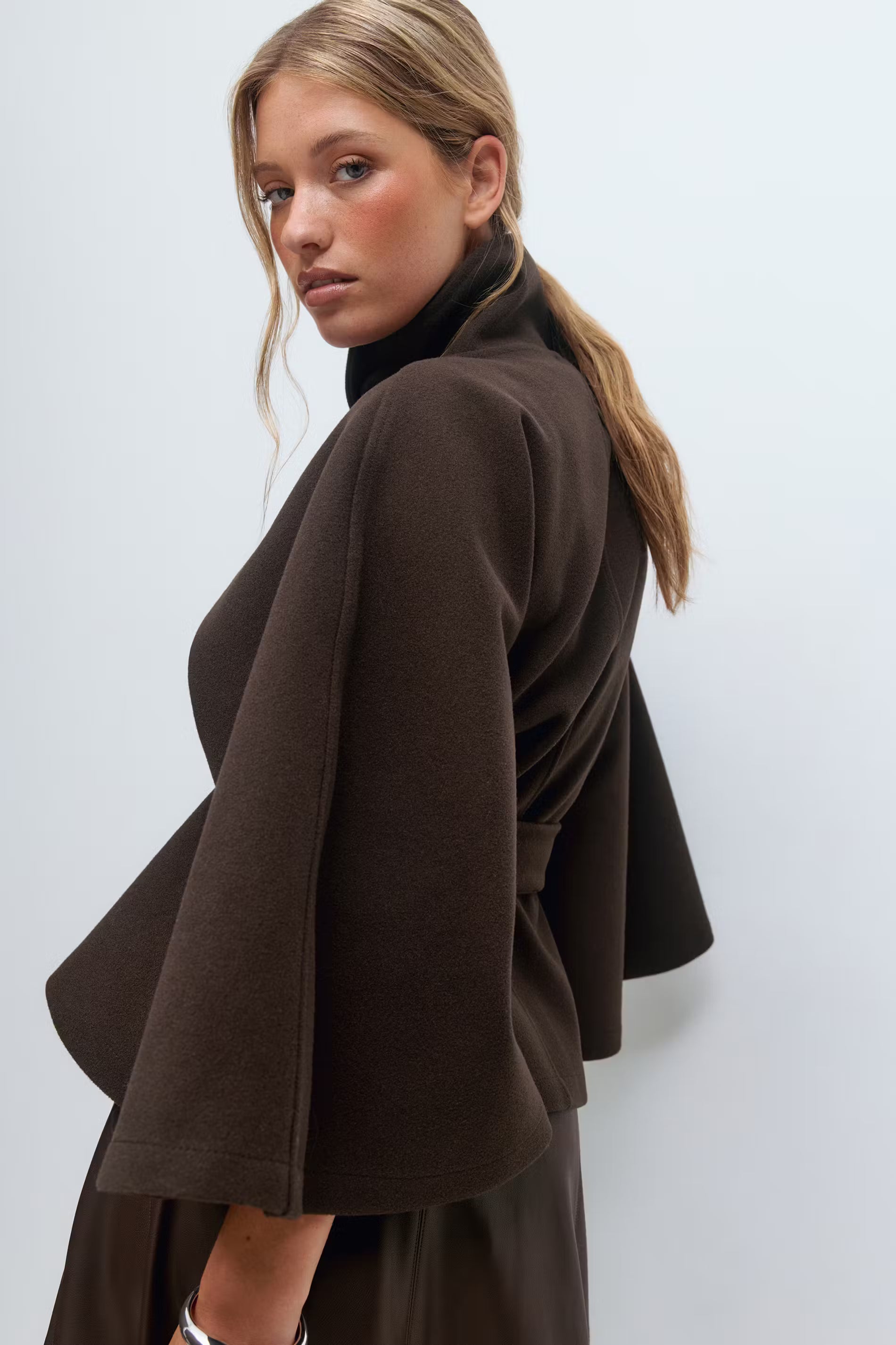 Ginny Belt Cape Jacket
