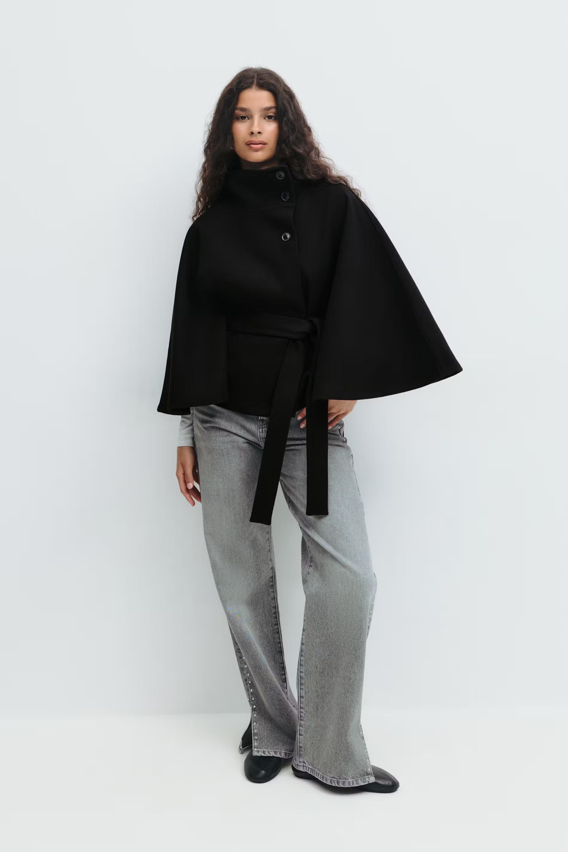 Ginny Belt Cape Jacket