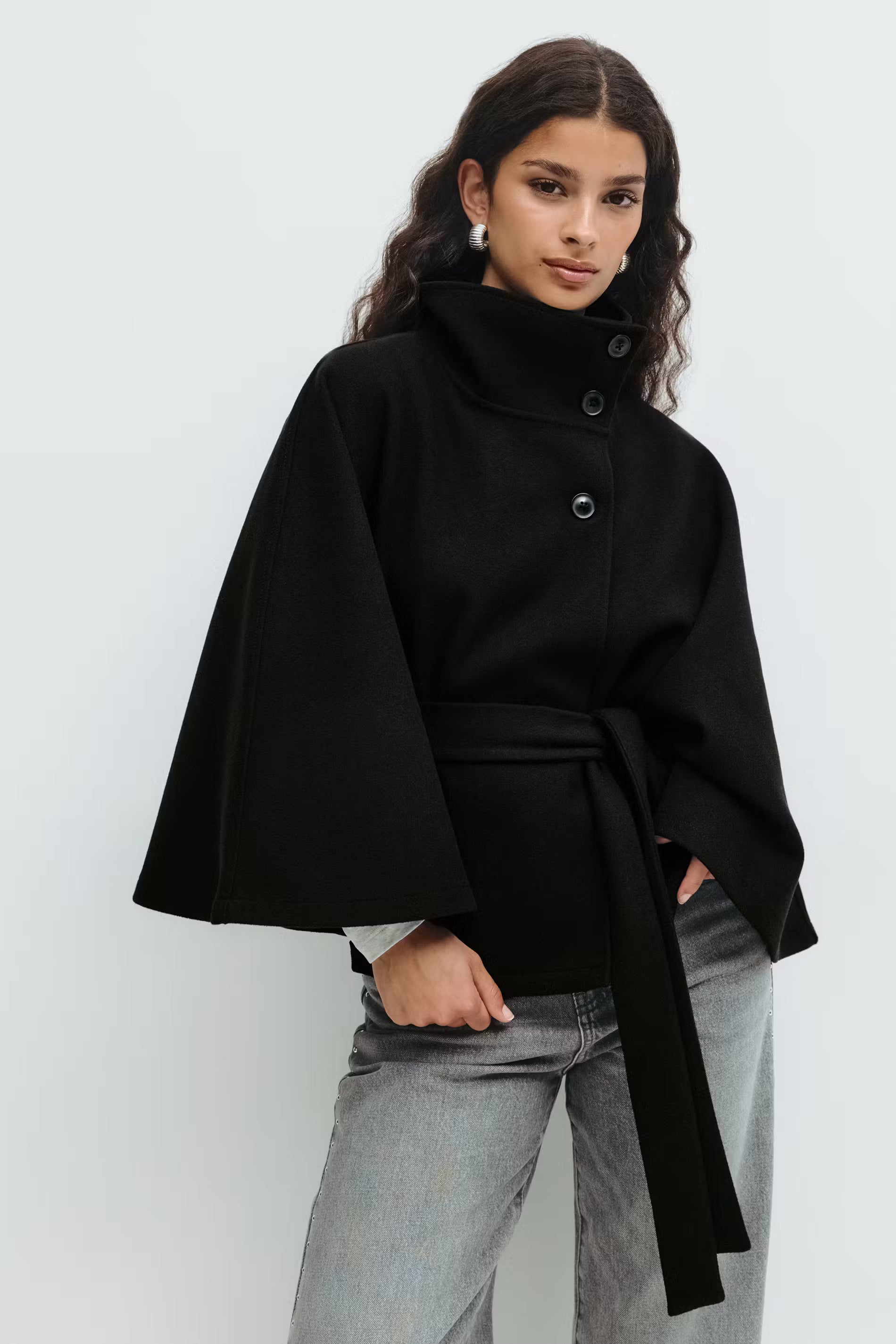 Ginny Belt Cape Jacket