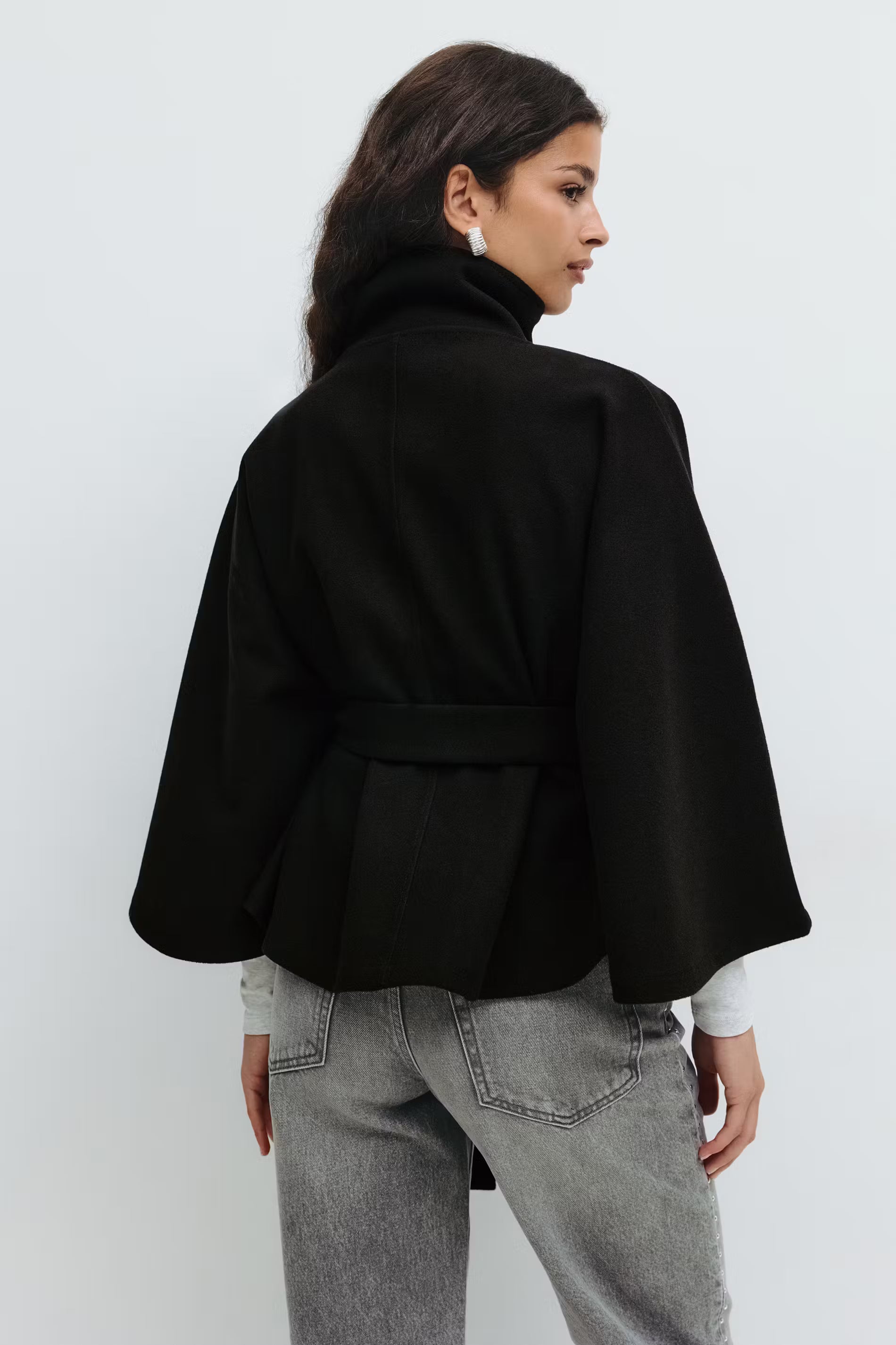 Ginny Belt Cape Jacket