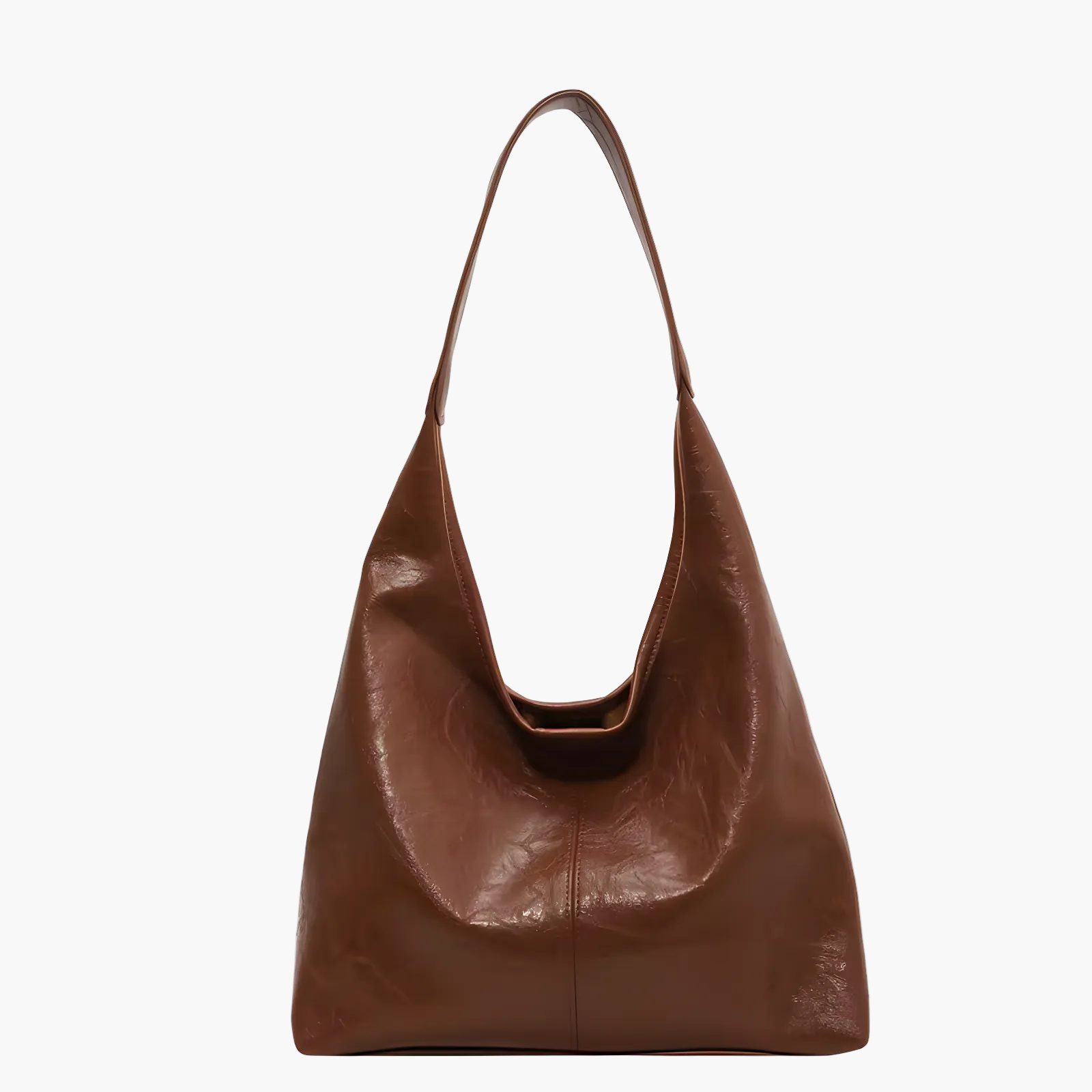 Slouchy Leather Tote