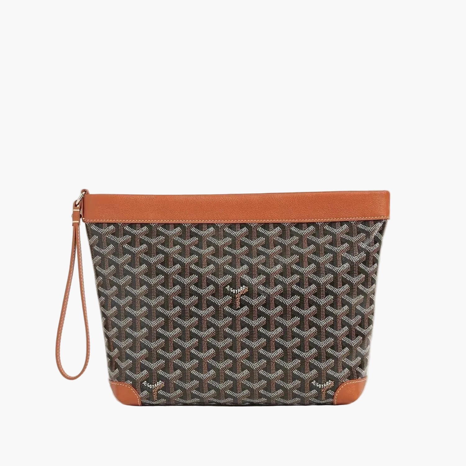 Condé PM Pouch vegan leather wrist strap versatile zip closure compact organizer clutch bag